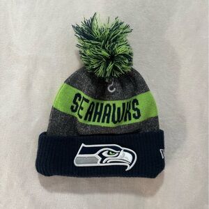Seattle Seahawks NFL Sport Cuffed Pom Beanie